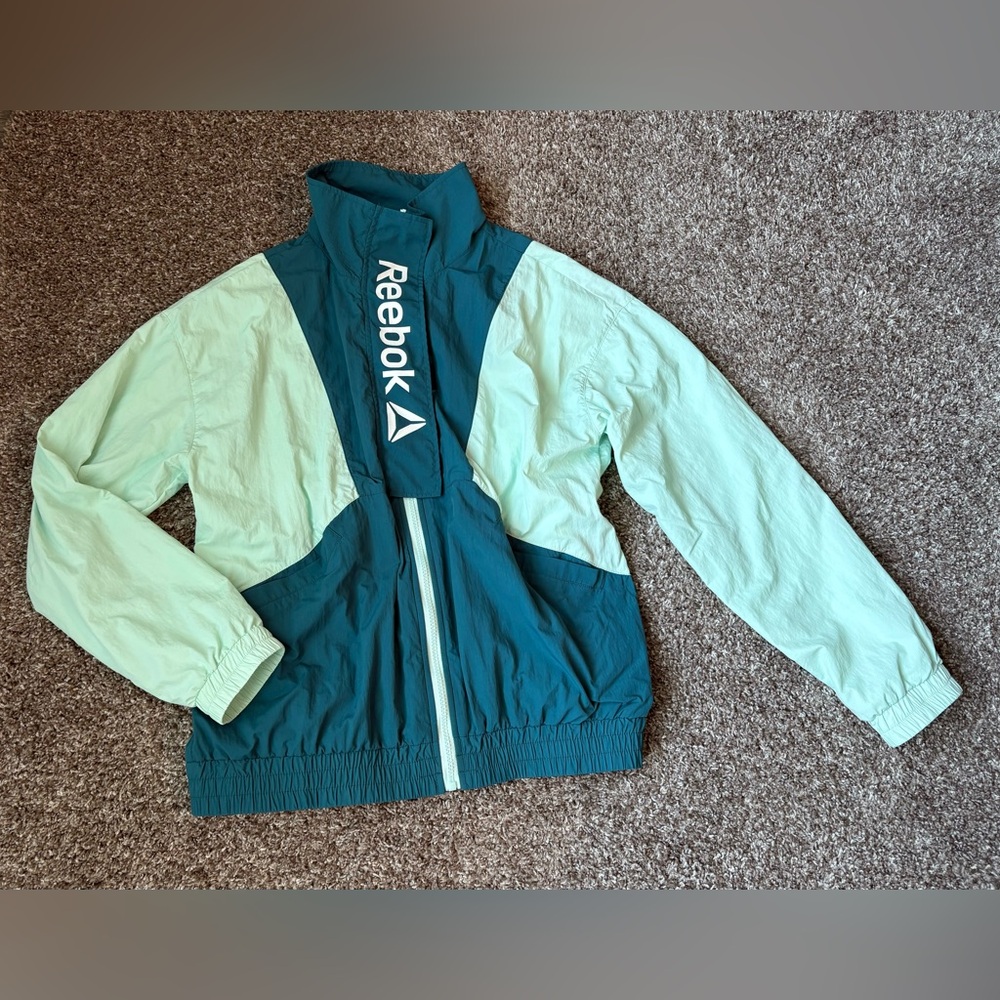 Reebok windbreaker bomber jacket - Picture 2 of 4